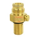 Interstate Pneumatics Brass Pin Valve for CO2 Paintball Tank WRCO2-PV